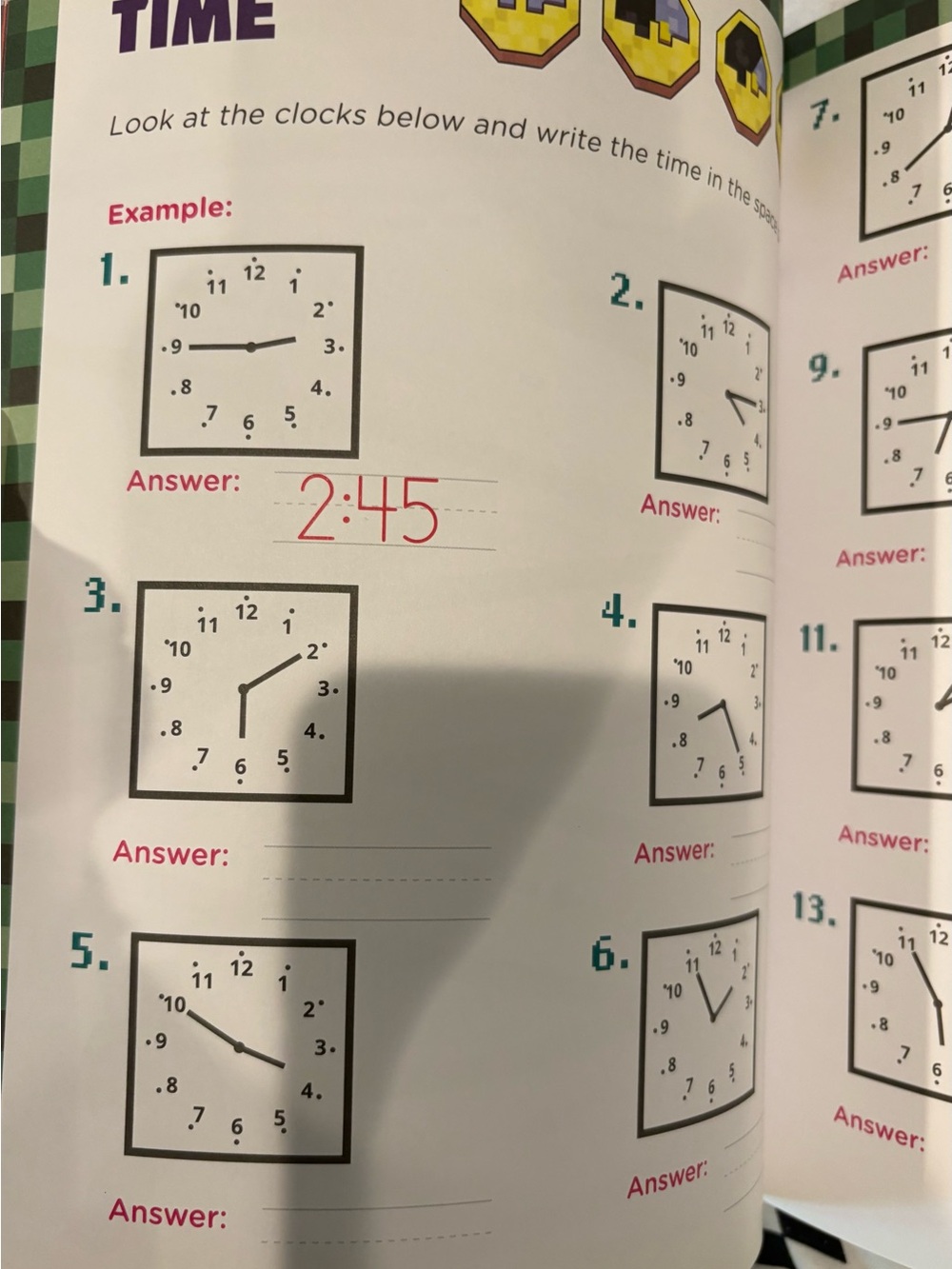 Minecraft practice
Bob Books practice - Picture 7 of 10